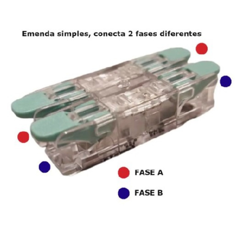 XM-28-02P - Conector Compacto Emenda 2VIAS/32AMP 0,5-4,0MM PROAUTO