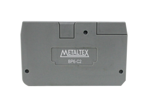 Borne Mola Push-In BP6-C2 6,0mm - 2vias Tampa - Metaltex