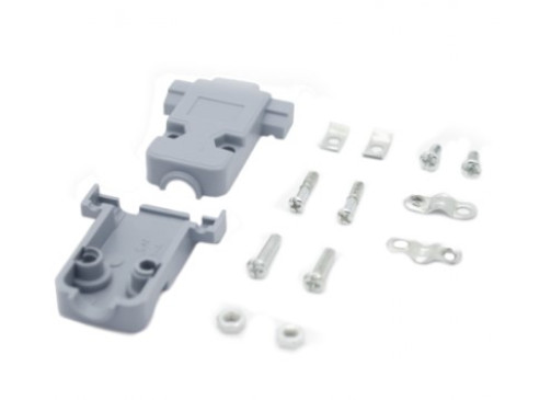 Conector DB09  Capa Plastica Cinza