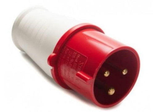  Plug Industrial PIWD-16P3H9E53 16A 2P+T 9H MACHO Vermelho(14684571) - WEG