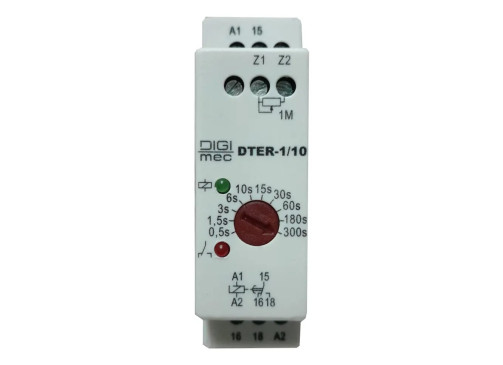 Temporizadores com retardo na energização DTER-1 10 SEG 220VCA 50/60HZ - Digimec