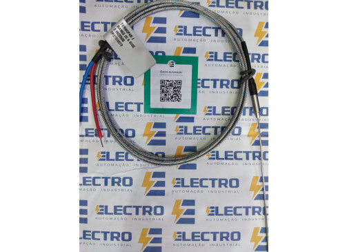 Termopar J - inox 316 1,5mm x  300mm - cabo 2 mts FFM  0-600ºC