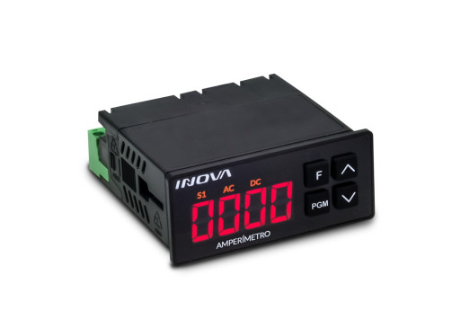 Indicador Universal - Amperímetro e Voltímetro INV-AC9-01-L2  24VCC/VCA - Inova