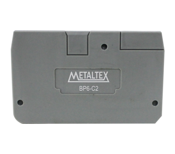 Borne Mola Push-In BP6-C2 6,0mm - 2vias Tampa - Metaltex