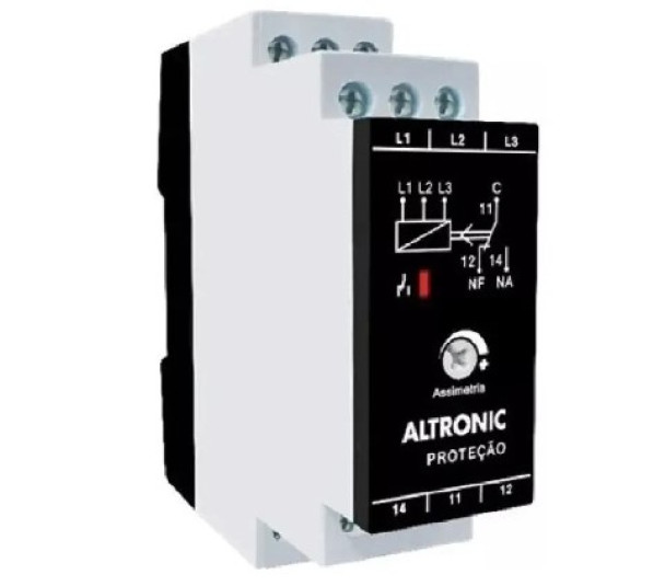 Rele Falta Fase FF - Modelo-01 MC 220-380VCA 0,5S - Altronic
