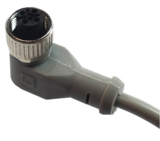 CT12F/4S-C10.C1 - Cabo Conector para Sensor 90° M12 4FIOS 10M 09.912.0203/002 - Tecnotron