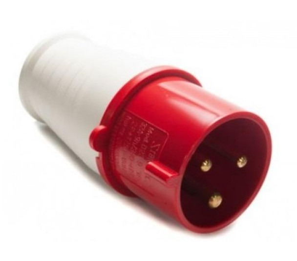  Plug Industrial PIWD-16P3H9E53 16A 2P+T 9H MACHO Vermelho(14684571) - WEG