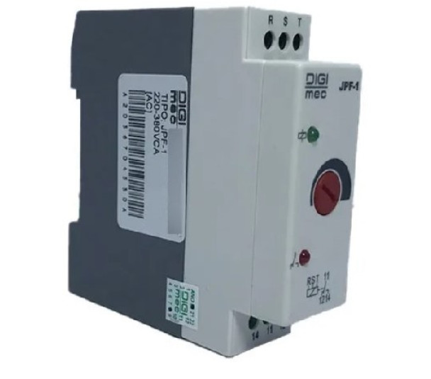 Rele falta de fase JPF-1 220-380VCA  -  Digimec