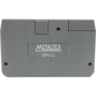 Borne Mola Push-In BP6-C2 6,0mm - 2vias Tampa - Metaltex