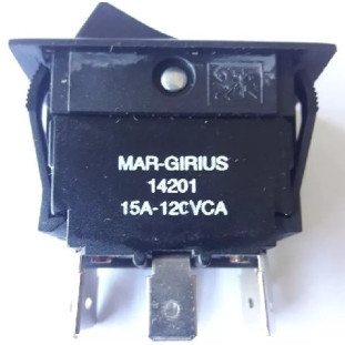 Chave de Tecla 14201 MFT1FE3Q - Bipolar 15A MARGIRIUS