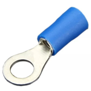 Terminal Pré-Isolado Olhal Para Cabo 2,5mm²  RVS2-6  Azul - 100 Unidades