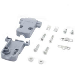 Conector DB09  Capa Plastica Cinza