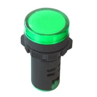 Sinaleiro Led Verde 22mm 220vca Ad1622dg - JNG