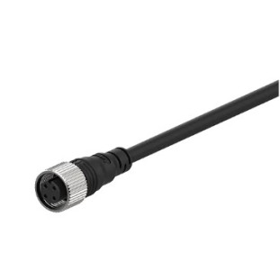 Cabo de 2m com Conector 180º para Sensor (CC) Femea M12 3 Fios- CID3-2 - Autonics