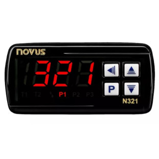 Controlador de Temperatura Para Refrigeração e Aquecimento N321-PT100 - NOVUS 
