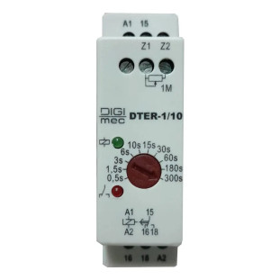 Temporizadores com retardo na energização DTER-1 10 SEG 220VCA 50/60HZ - Digimec