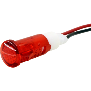 Indicador Led IL10-2R 10mm 220v Vermelho – Metaltex