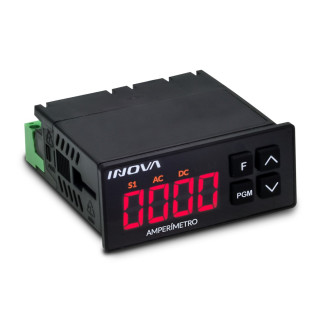 Indicador Universal - Amperímetro e Voltímetro INV-AC9-01-L2  24VCC/VCA - Inova