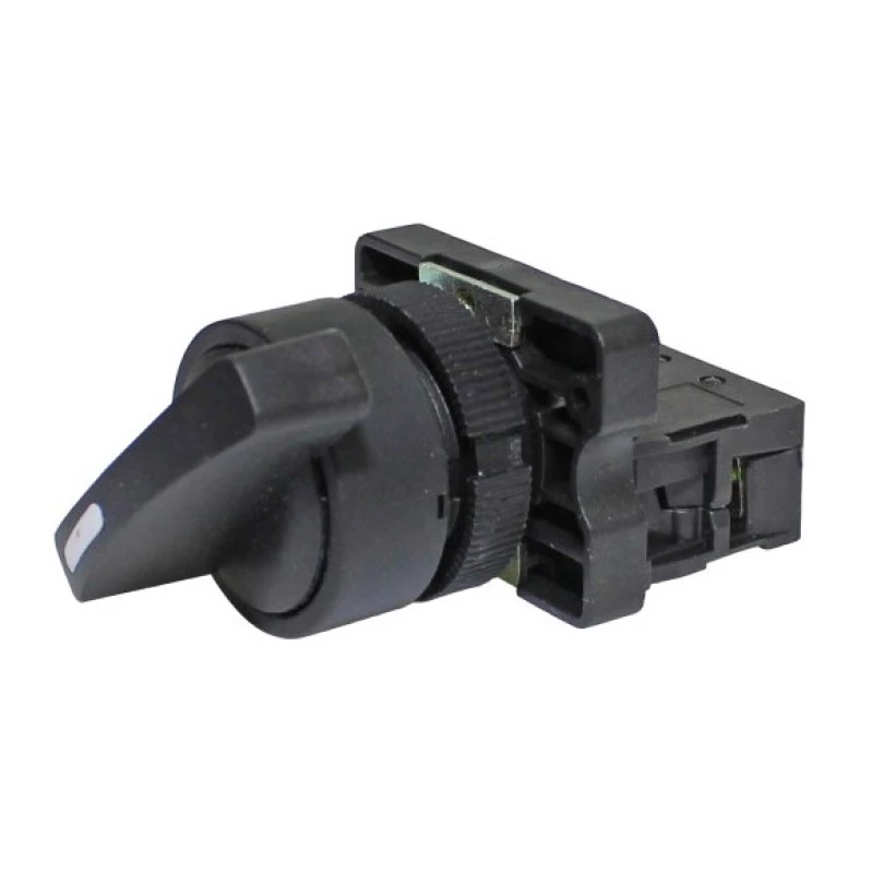 Chave Seletora P20SCR2-B-1A 2 Posições Fixas 1NA (45G) Knob Curto