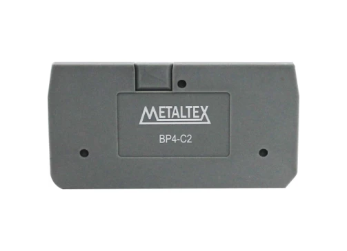 Borne Mola Push-In BP4-C2 4,0mm - 2vias Tampa - Metaltex