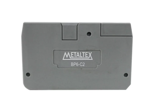 Borne Mola Push-In BP6-C2 6,0mm - 2vias Tampa - Metaltex