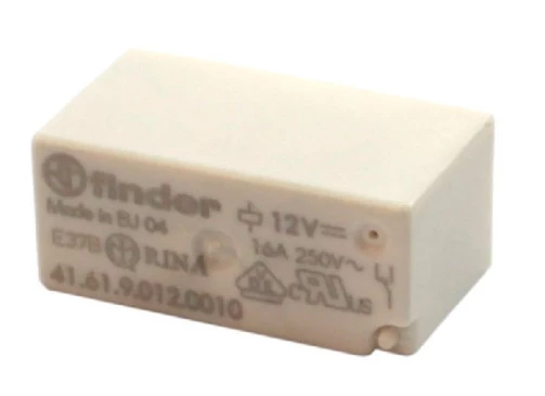 Mini Rele P/ PCI 1 REV  12VDC 16AMP 41.61.9.012.0010 - Finder
