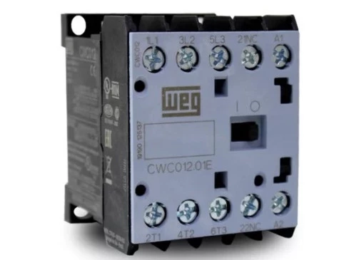 Mini contator CWC012-01-30V26 190V 50HZ/220V 60HZ 12486661 Azul  - WEG  