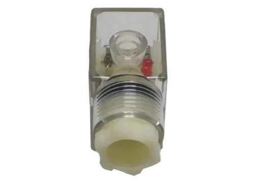 Conector Retangular C/ Led (Dc) P/ Bobina Valvula (016936) DC-SOCKET200DC