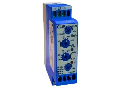 Rele Monitor De Tensão Trifásico/falta De Fase  CLPF 380v - Clip