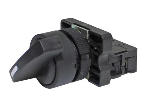 Chave Seletora P20SCR2-B-1A 2 Posições Fixas 1NA (45G) Knob Curto  - Metaltex