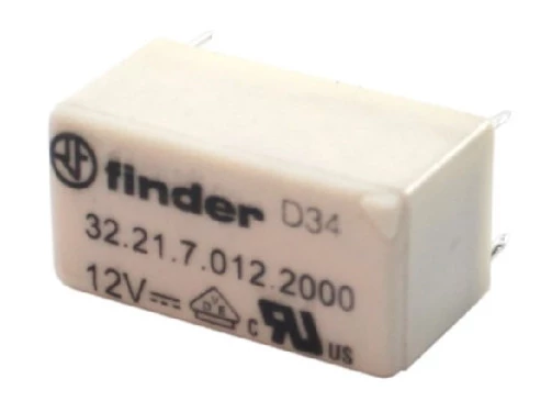 Mini Rele P/ PCI 1NA 12VDC Finder 32.21.7.012.2000