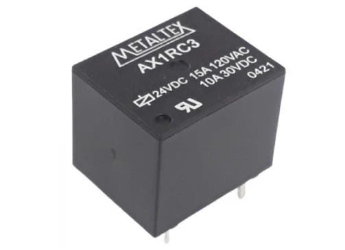 Relé AX1RC3 Miniatura De Potência 1 Reversível 15A 24VCC - Metaltex
