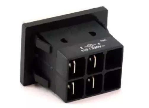 Interruptor Tecla Bipolar 30223 M2FT1EE3G Liga / Desliga 15A/250V C/ Iluminação e capa silicone  - MarGirius