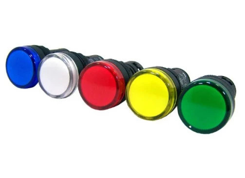 Sinaleiro LED AD1622DR 24Vcc Vermelho 22mm Monobloco  - JNG