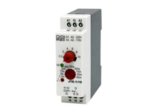 JTE-1 Rele Temporizador Com Retardo Na Energização 30SEG 24VCA/VCC 220VCA - DIGIMEC