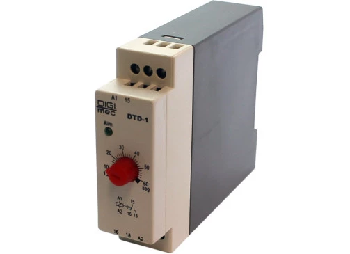 Rele Temporizador com Retardo Na Desenergização DTD-1  15SEG 24-240VCA VCC - Digimec