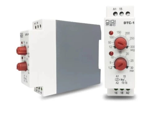 Rele Temporizador ciclico DTC-1 300 segundos / 30 minutos 220V - Digimec