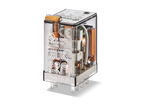 Rele Industrial  Fix Base 2Rev 55.32.9.024.0040 24vdc 10a-250v Finder
