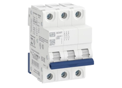 Minidisjuntor MDWP-C 20-3 Polos 400VCA CAP INT 3KA/230/400V 5KA/127/220V (15265760) - WEG