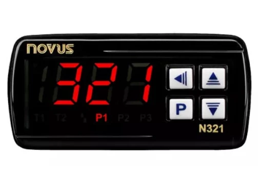 Controlador de Temperatura Para Refrigeração e Aquecimento N321-PT100 - NOVUS 