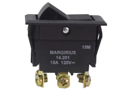 Chave de Tecla 14201 MFT1FE3Q Int Bipolar Liga/Desliga 15A - MarGirius