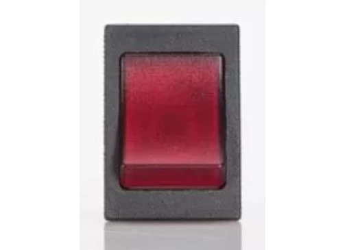 Interruptor de tecla 30223 M1FT2FE3G Bipolar 15A S/ Capa Silicone ( Vermelho ) - MarGirius