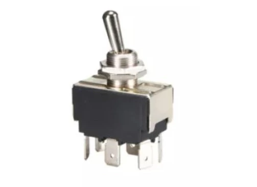 Interruptor de alavanca metálica 14203 A1B1P1Q Bipolar 15A 6T L-D-L - MarGirius