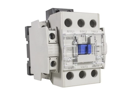 Contator Tripolar CT40-H5-322 40A/AC3 (2NA+2NF) alim 220V - Metaltex