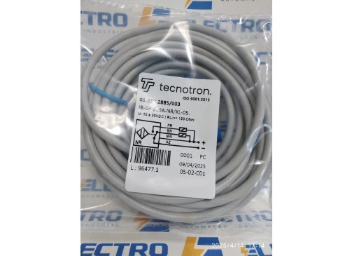 Sensor Indutivo Não Tubular IB-5P-S19A-NR/XL - Tecnotron