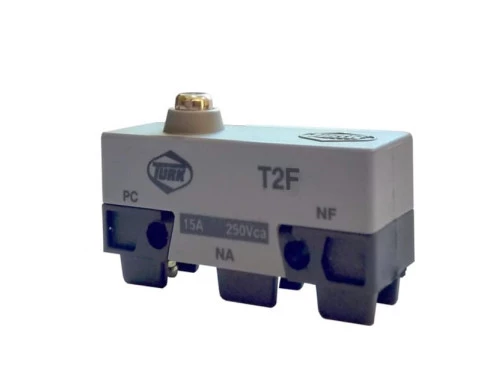 Micro Chave com Pistão 1NA 1NF 15A 250VCA T2F - Turk