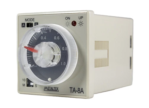 Relé Temporizador Analógico de 0-10 Seg/Min 24/240VCA/VCC - Metaltex