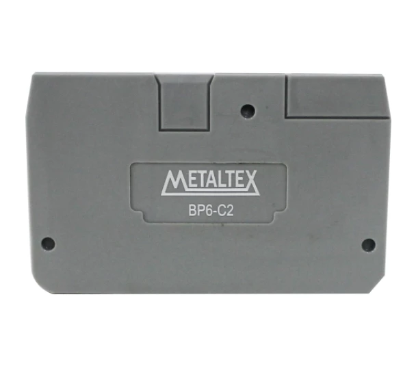 Borne Mola Push-In BP6-C2 6,0mm - 2vias Tampa - Metaltex