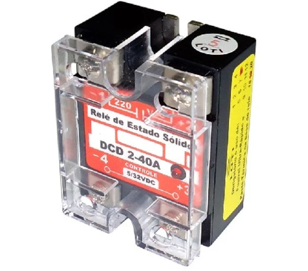 Rele de Estado Solido DCD 2-40A 220VDC CONT 5-32VDC  - Loti