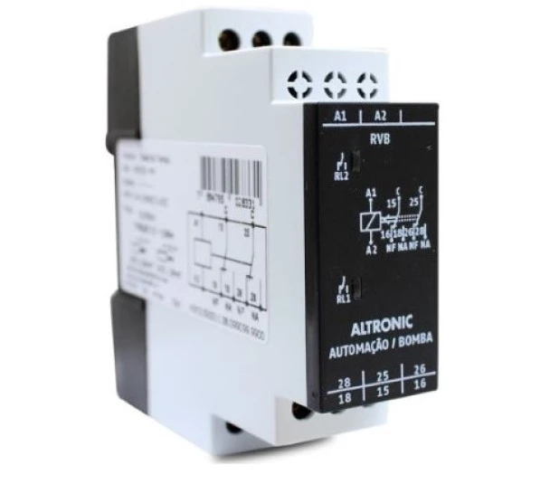 Rele de Reversão de Bomba 1RVB02  MODELO-RVB 02  24 a 220Vca/Vcc  - Altronic